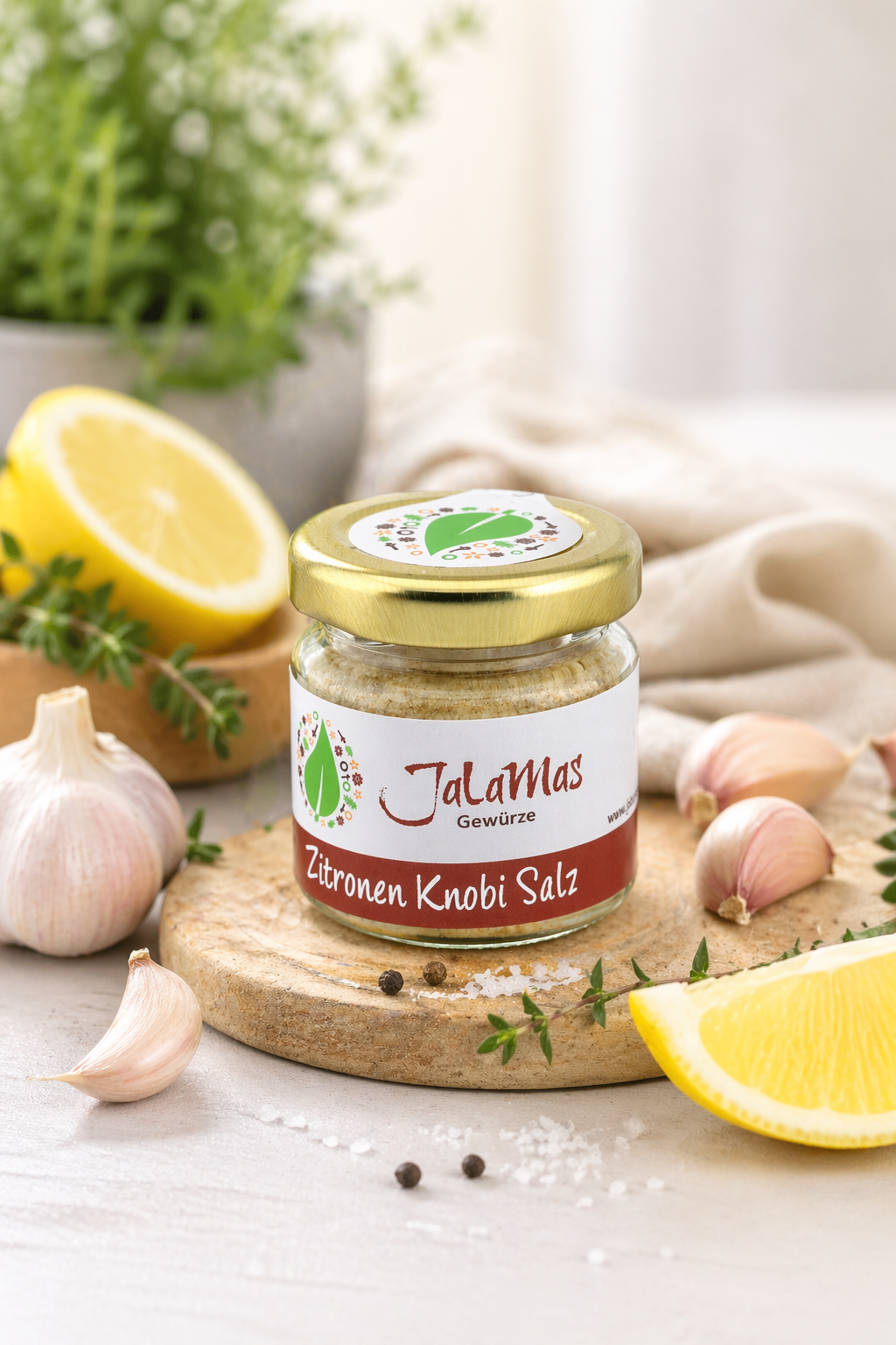 Zitronen Knobi Salz