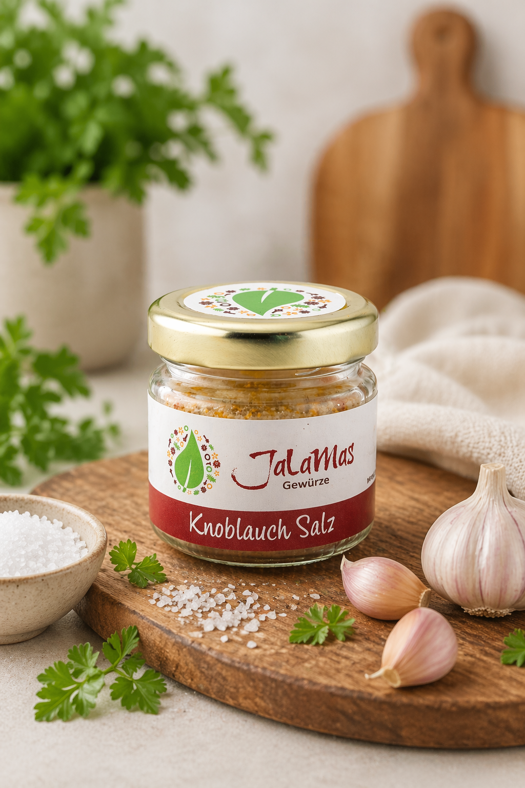 Knoblauch Salz