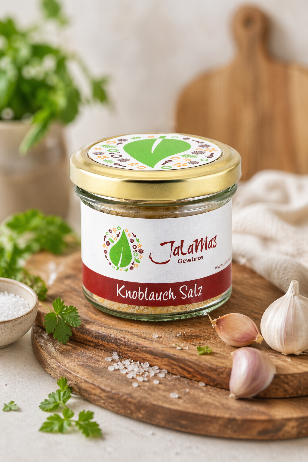 Knoblauch Salz